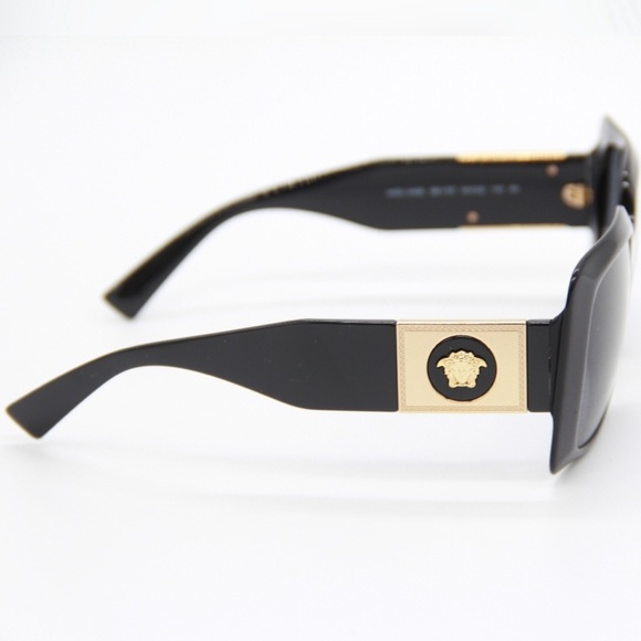 NEW VERSACE VE4405 GB1/87 BLACK SUNGLASSES NEW VERSACE MOD 4405 - Picture 4 of 8